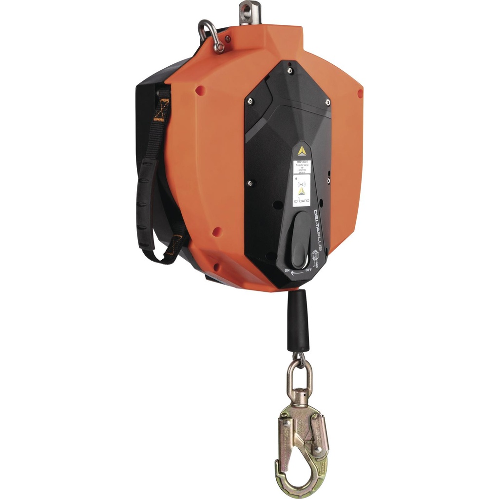 SELF-RETRACTABLE FALL ARRESTER WITH RESCUE WINCH + 1 CONNECTOR - 20 M