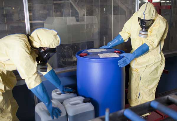 Chemical handling and hazards